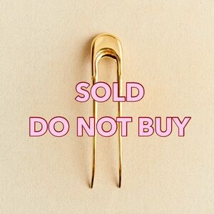 Sezane Gladys Hair Accessory Gold